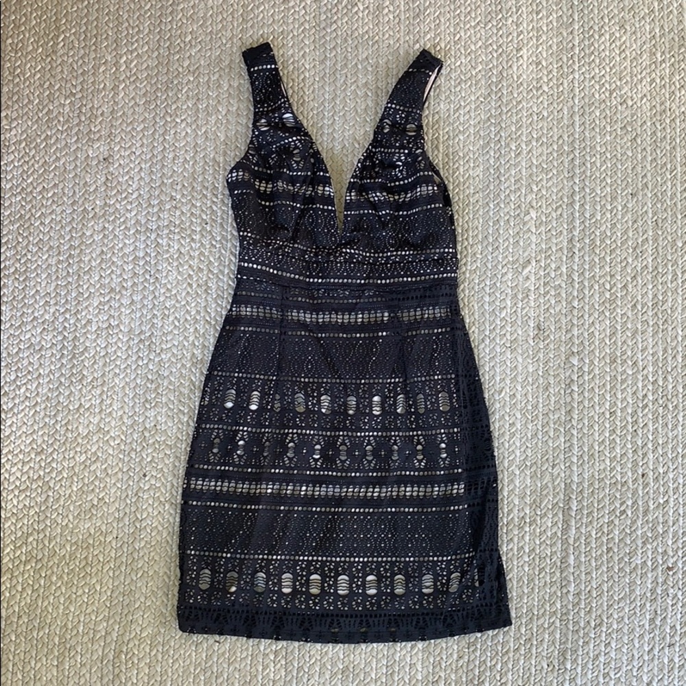 Ark & Co black lace dress